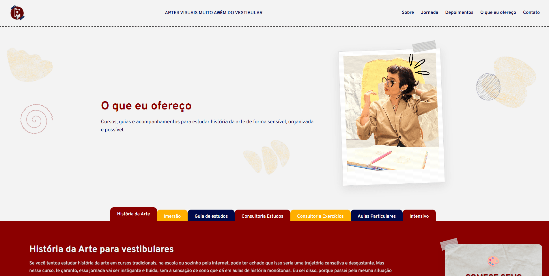Procurando Cores - Website