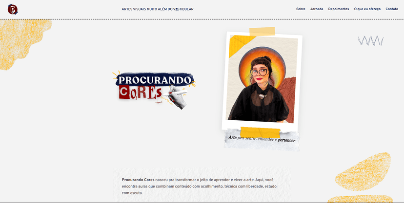 Procurando Cores - Website
