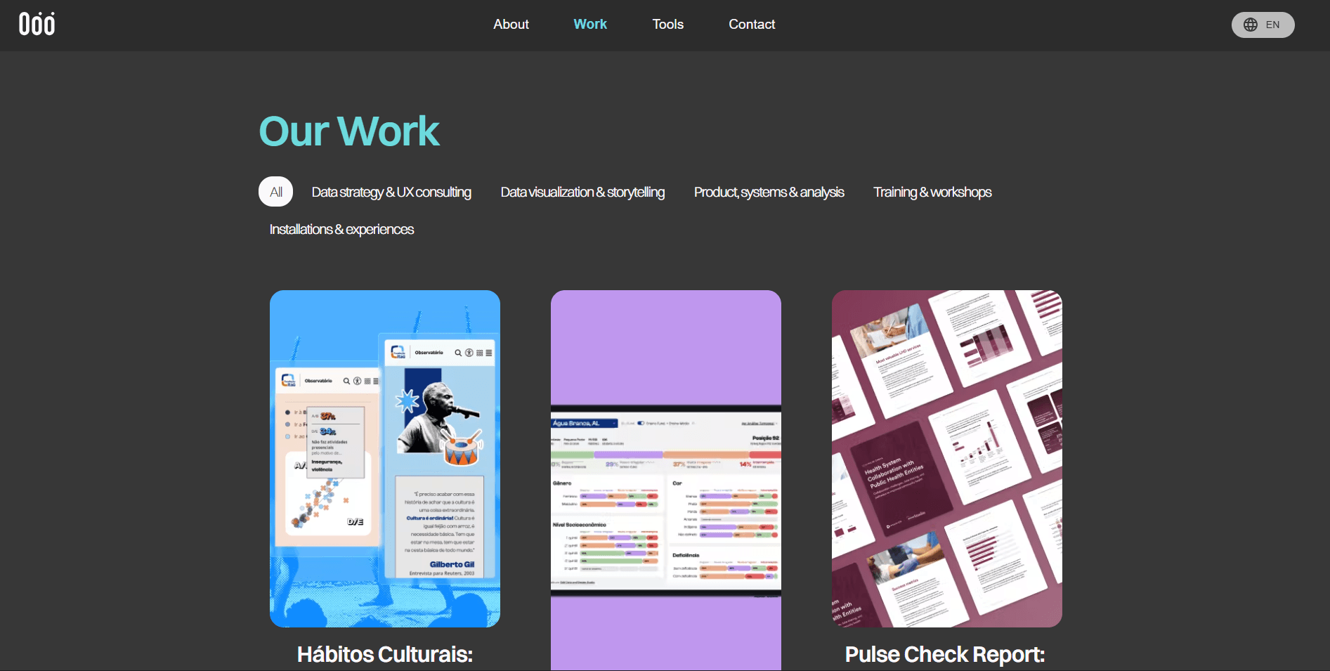 Odd Data & Design Studio - Website