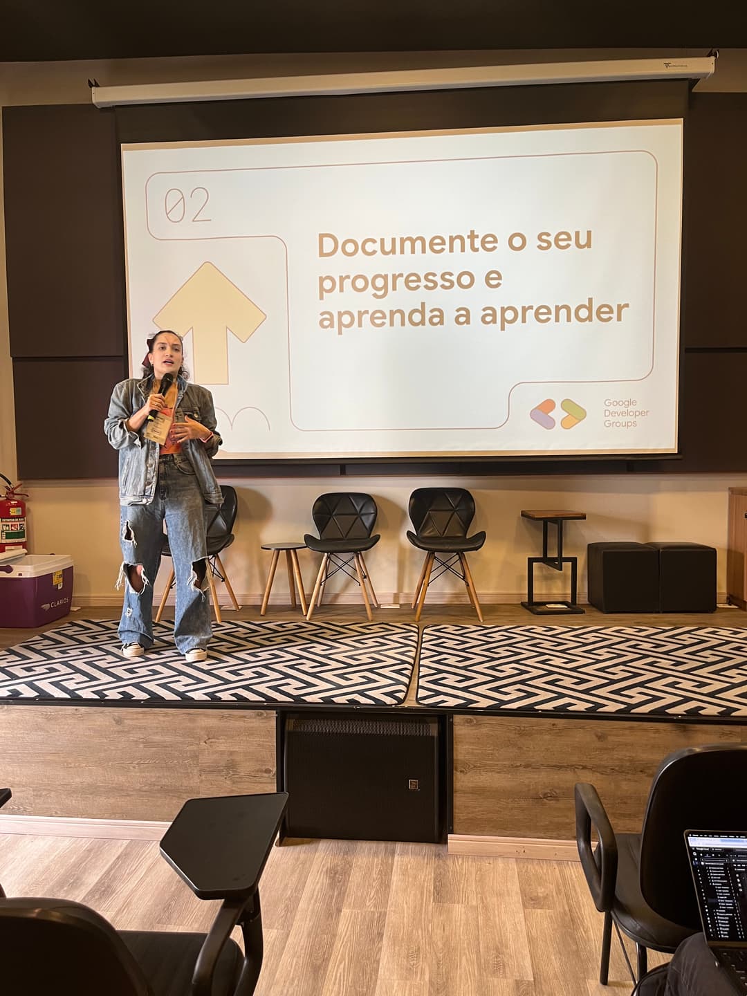 Foto no evento GDG Sorocaba em 2025